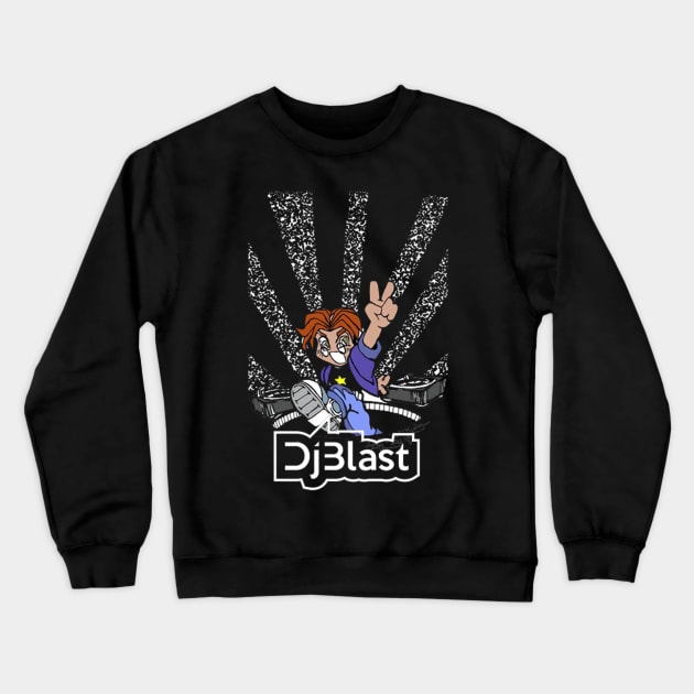 DjBlast(JeffDesign) Crewneck Sweatshirt by DjBlastMaui